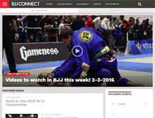 Tablet Screenshot of bjjconnect.com